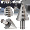 Stahlschneider 5-35 mm 13 Stufengrößen Drillbits